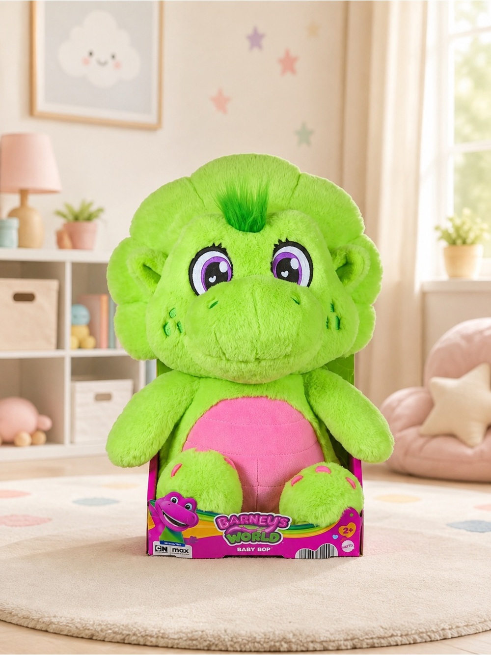 Fisher-Price Barney’s World Baby Bop 12” Plush Stuffed Animal JGH73 NEW